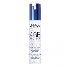 Age Protect Crema de Noche Detox Multiacción, 40 ml. - Uriage