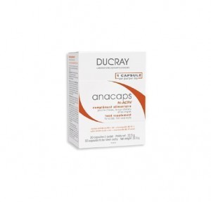 Anacaps Tri-activ Complemento Alimenticio, 30 Cápsulas - Ducray