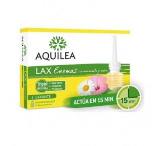 Aquilea LAX Enemas, 6 unid. - Aquilea Uriach