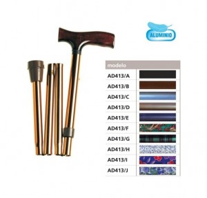 Bastones Plegables Fashion London, Color Cobre, 83 x 92 cm. - Ayudas Dinámicas