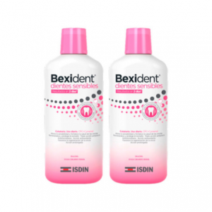 Pack Bexident Dientes Sensibles, Colutorio, 500 ml + 500 ml. - Isdin