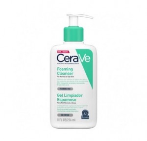 CeraVe Gel Limpiador Espumoso, 473 ml. - CeraVe
