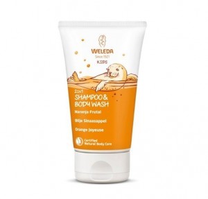 Champú y Gel 2 en 1 Kids Naranja Frutal, 150 ml. - Weleda