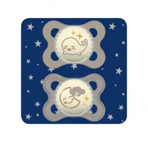 Chupete Original Night, Neutro, 0+ meses, 2 uds. - MAM