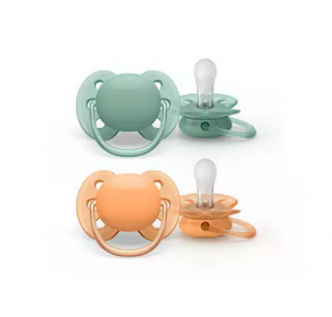 Chupete Ultra Soft Neutro, 0-6 Meses x 2 ud. - Philips Avent