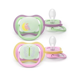 Chupete Ultra Air Nighttime, Niña 6-18 Meses. - Philips Avent