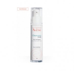 Cleanance Women Cuidado de Noche Alisador, 30 ml. - Avene