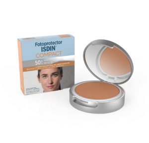 Fotoprotector Compact Bronce SPF50+, 10 g.- Isdin