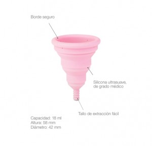 Copa Menstrual, Lily Cup Compact, Tamaño A. - Intimina
