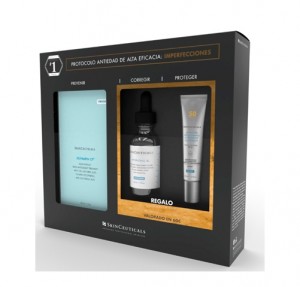 Cofre Silymarin Sérum Antioxidante, 30 ml. + Hydrating B5 Sérum, 15 ml. + Advanced Brightening UV Defense  SPF50, 15 ml. de Regalo. - Skinceuticals