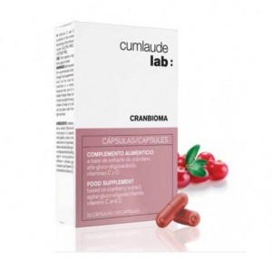 Cranbioma Complemento Alimenticio para Prevenir la Cistitis,  30 Cápsulas. - Cumlaude