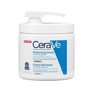 Crema Hidratante Cara y Cuerpo con Dosificador, 454 g. - CeraVe