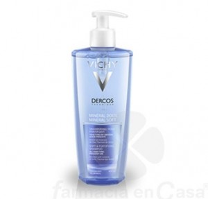  Dercos Champú Mineral Uso Frecuente, 400 ml.- Vichy