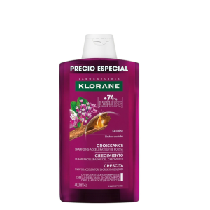 Champu Acelerador  del Crecimiento  Con Adenosina Y Quinina 400, ml. – Klorane