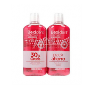 Pack Bexident Anticaries, Colutorio, 500 ml + 500 ml. - Isdin