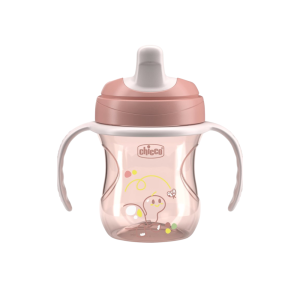 Vaso de Entrenamiento Rosa 6 meses+, 200 ml. - Chicco