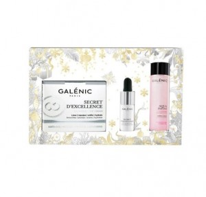 Cofre Secret D`Excellence La Crema 50 ml. + Aqua Infini Loción, 40 ml. + Secret D'Excellence El Sérum Concentrado, 10 ml. Regalo! - Galenic