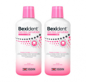 Pack Bexident Dientes Sensibles, Colutorio, 500 ml + 500 ml. - Isdin