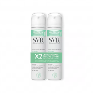 Duo Spirial Desodorante Spray, 75 ml + 75 ml. - SVR