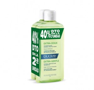 Duplo Equilibrante Champú Dermo-protector, 400 ml. + 400 ml. - Ducray