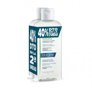 Duplo Sensinol Champú Tratante Fisioprotector 400 ml. + 400 ml. - Ducray