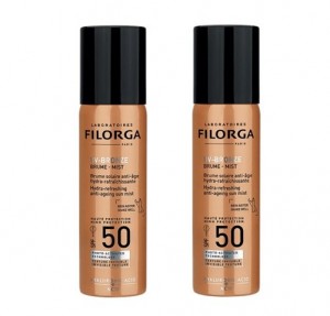 Duplo Uv-Bronze Mist SPF50 Bruma Solar Antiedad Hidra-Refrescante, 60ml. + 60 ml. - Filorga
