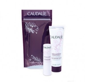 Duo Invierno Crema Deliciosa Manos y Uñas 30 ml.+ Stick de labios, 4,5 gr. - Caudalie