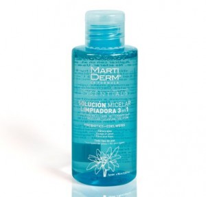 Essentials Solucion Micelar Limpiadora 3 en 1 Formato Viaje, 75 ml.- Martiderm