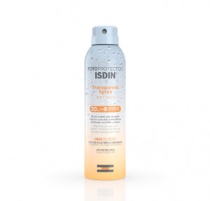 Fotoprotector Transparent Spray Wet Skin SPF 30, 200 ml. - Isdin