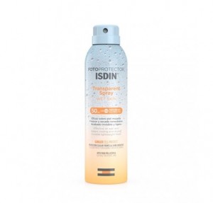 Fotoprotector ISDIN Transparent Spray Wet Skin SPF 50, 250 ml. - Isdin