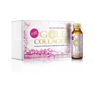 Gold Collagen Pure, 10 frascos x 50 ml. - Areafar