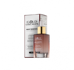 Gold Collagen Night Renewal Serum, 30 ml. - Areafar
