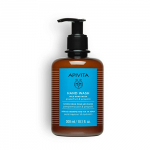 Hand Care Jabón de Manos Suave con Propóleo y Pomelo, 300 ml. - Apivita