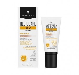 Heliocare 360 Water Gel SPF 50+, Color Beige, 50 ml. - Cantabria Labs