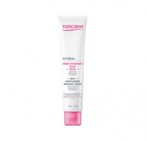 HYDRA+ Crema Hidratante Iluminadora Rica, 40 ml. - Topicrem