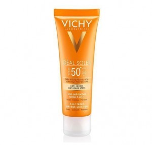 Idéal Soleil Cuidado Protector Anti-manchas 3 en 1 SPF 50+, 50 ml. - Vichy