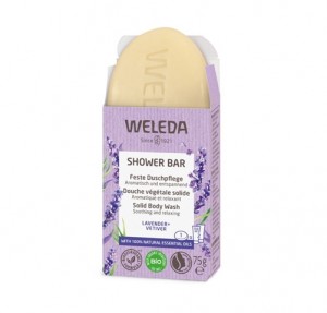 Jabón de Ducha Sólido Relajante Lavanda, 75 g. - Weleda