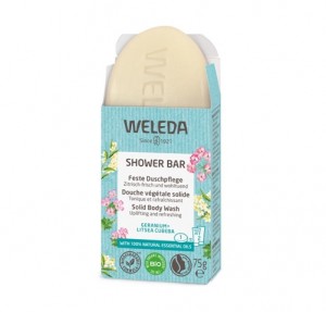 Jabón de Ducha Sólido Refrescante, 75 g. - Weleda