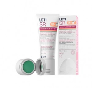 LetiSR Crema Anti-Rojeces con Color + Corrector, 40 ml. - LETIPharma