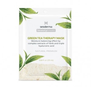Mascarilla Facial  Hidratante Green Tea Therapy Mask, 25 ml. - Sesderma