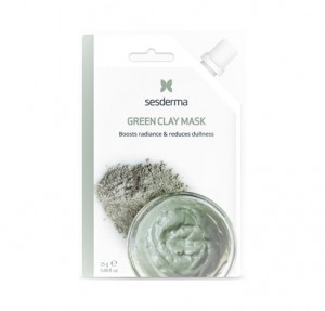 Mascarilla Facial Multidosis de Arcilla Verde Green Clay Mask, 25 ml. - Sesderma