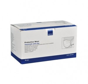Mascarilla Quirúrgicas Tipo IIR 3 Capas, Caja de 50 Mascarillas. - Serra Pamies