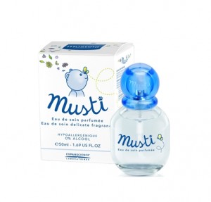 Musti Eau de Soin - Perfume Bebé, 50 ml. - Mustela