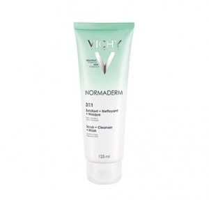 Normaderm 3 en 1 Exfoliante + Limpiador + Mascarilla, 125 ml. - Vichy
