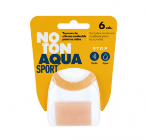 Noton Aqua Sport Tapones De Silicona, 6 ud.- Orkla