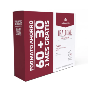 Pack Iraltone AGA Plus Cápsulas, 60 caps. + 30 caps. - Cantabria Labs