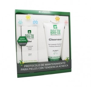 Pack Biretix Gel Anti-imperfecciones, 30 ml. + Biretix Gel Limpiador Purificante, 150 ml. - Cantabria Labs