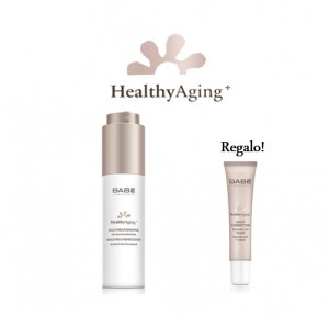Pack Healthy Aging+ Multi Rejuvenecedor Booster Revitalizador, 50 ml + Multi Corrector Tensor de Ojos y Labios, 15 ml. - BABE 