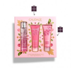 Pack Rose de Vigne Agua Refrescante, 50 ml. + Rose de Vigne Gel de Ducha,50 ml. + Rose de Vigne Crema Corporal, 50 ml. - Caudalie