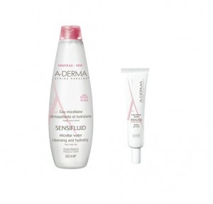 Pack Sensifluid Agua Micelar, 500 ml. + Rheacalm Contorno de Ojos , 15 ml. - A-Derma